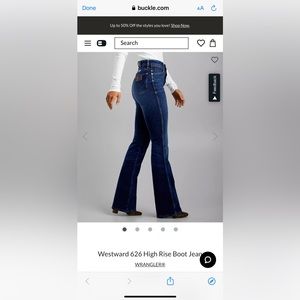 Brand new wrangler bootcut jeans